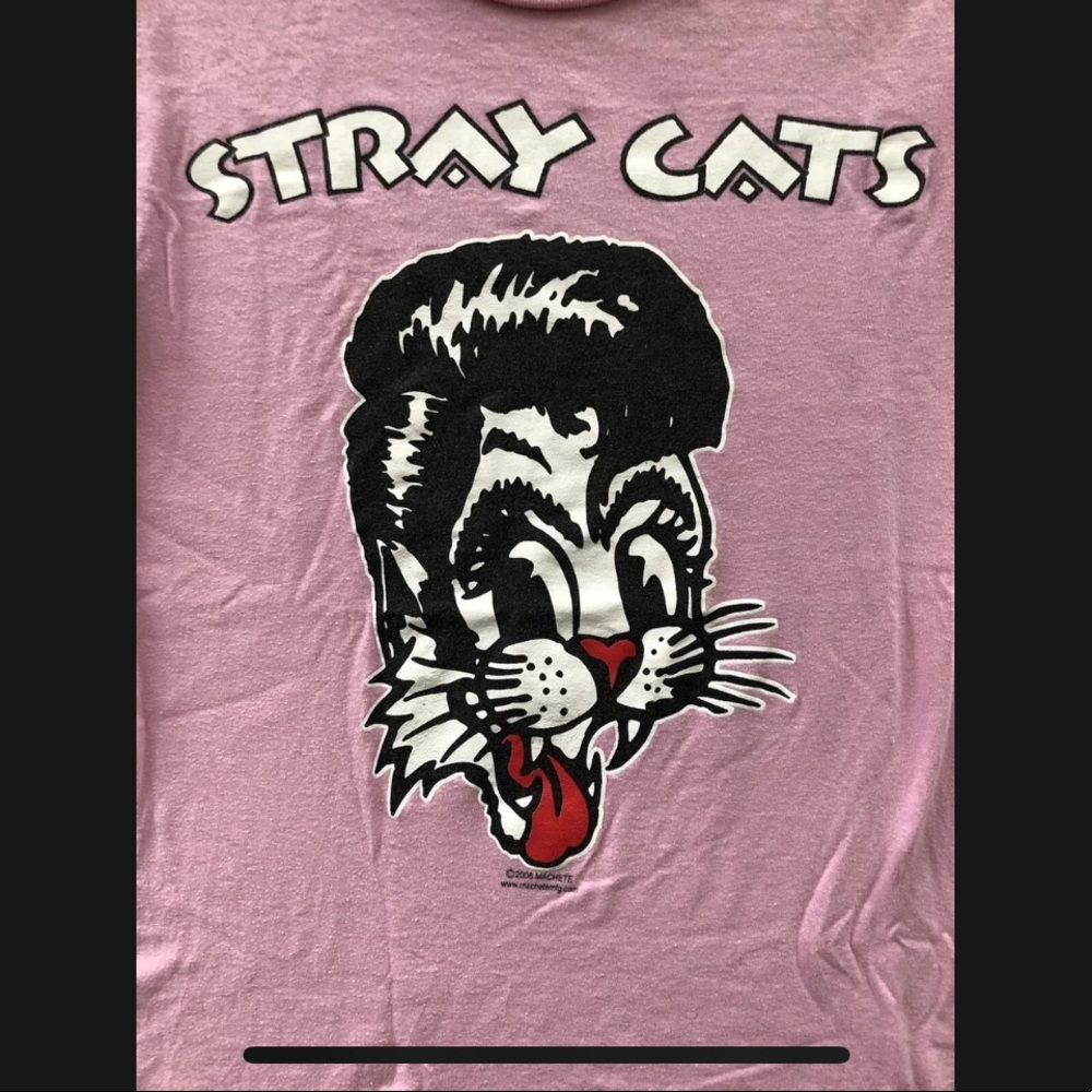 Stray Cats t-shirt ladies size Small
